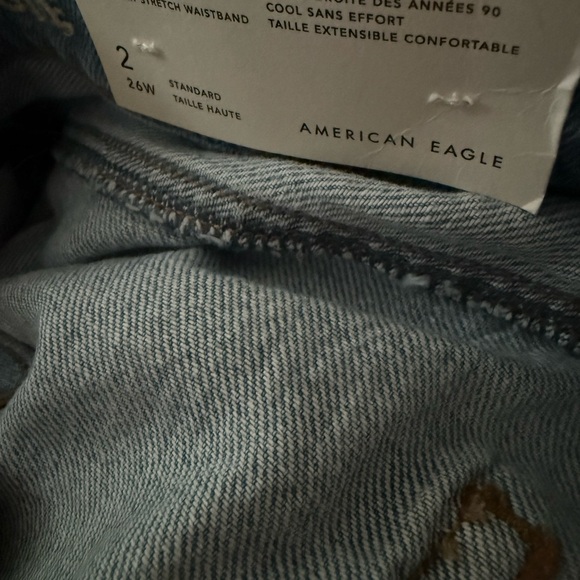 NWT American Eagle Outfitters Light Blue Denim Jeans - Picture 6 of 7